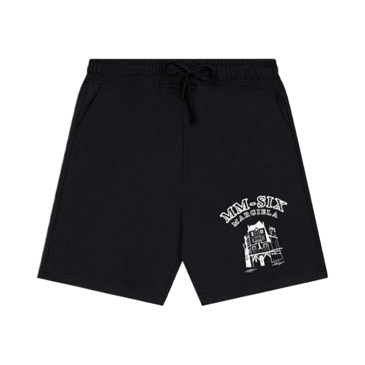Maison Margiela Men's Logo Patch Drawstring Shorts — image 2
