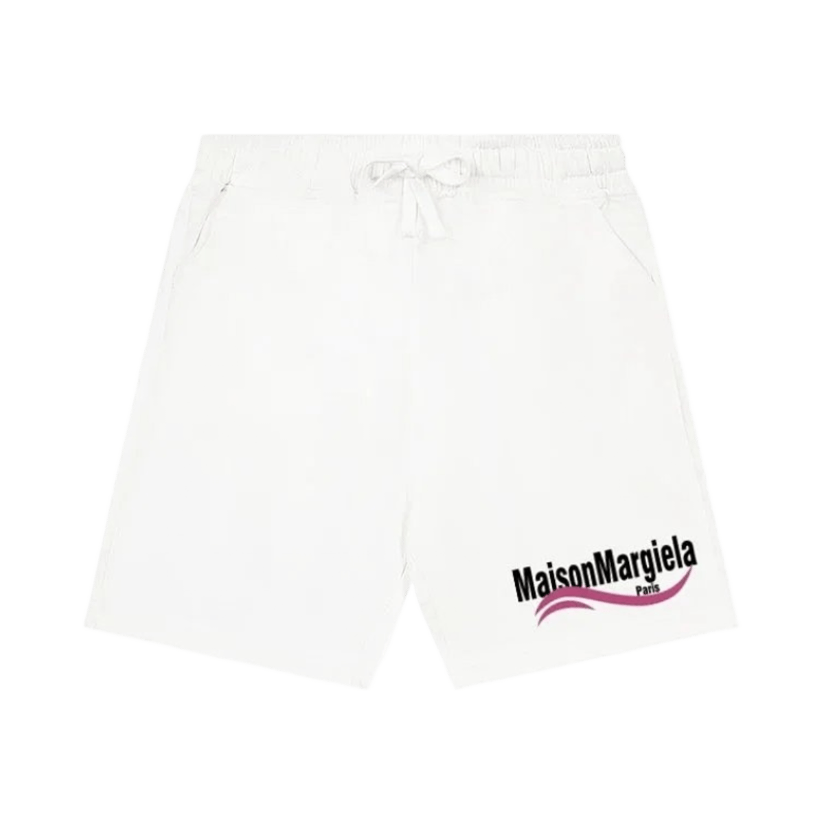 Maison Margiela Men's Logo Patch Drawstring Shorts — image 4
