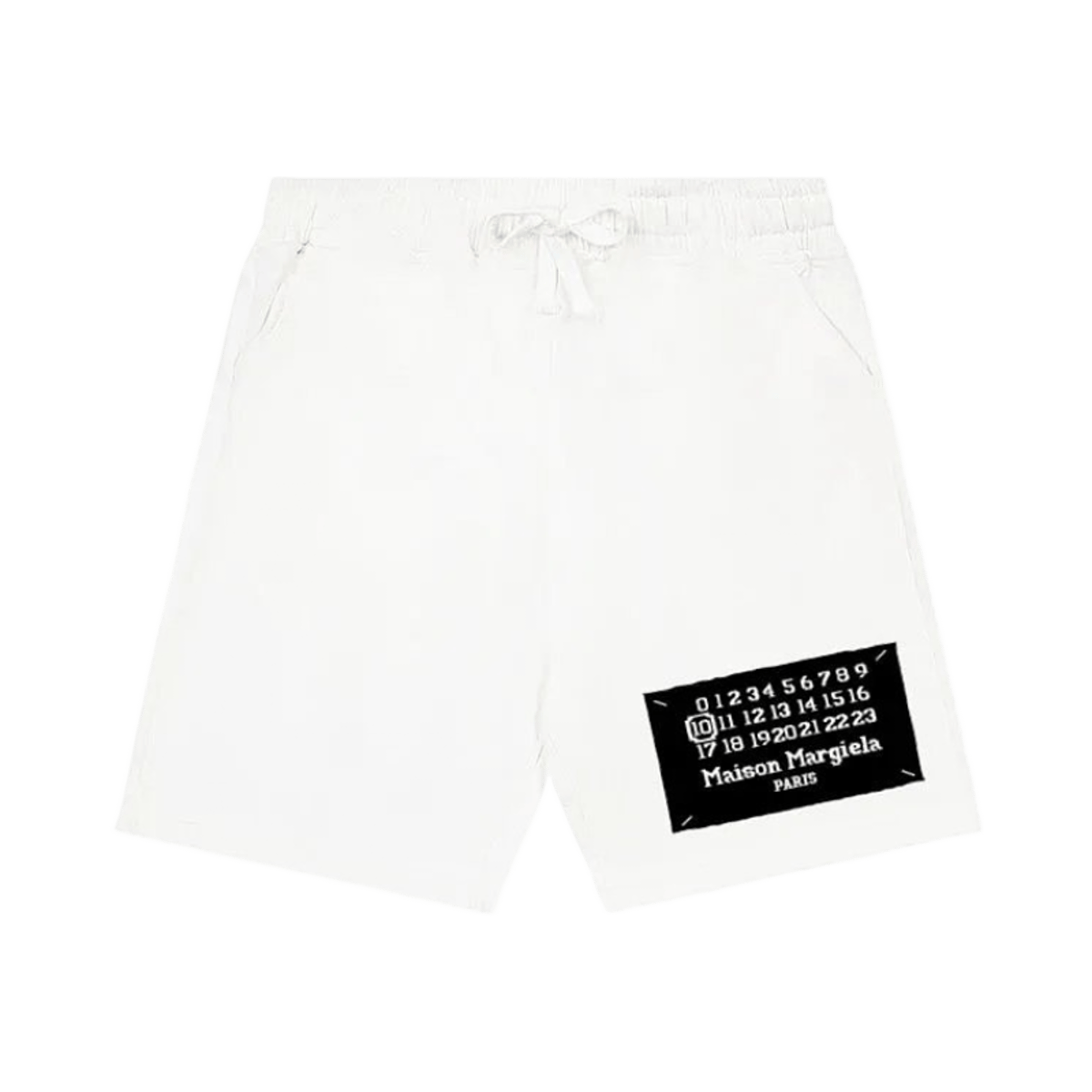 Maison Margiela Men's Logo Patch Drawstring Shorts — image 4