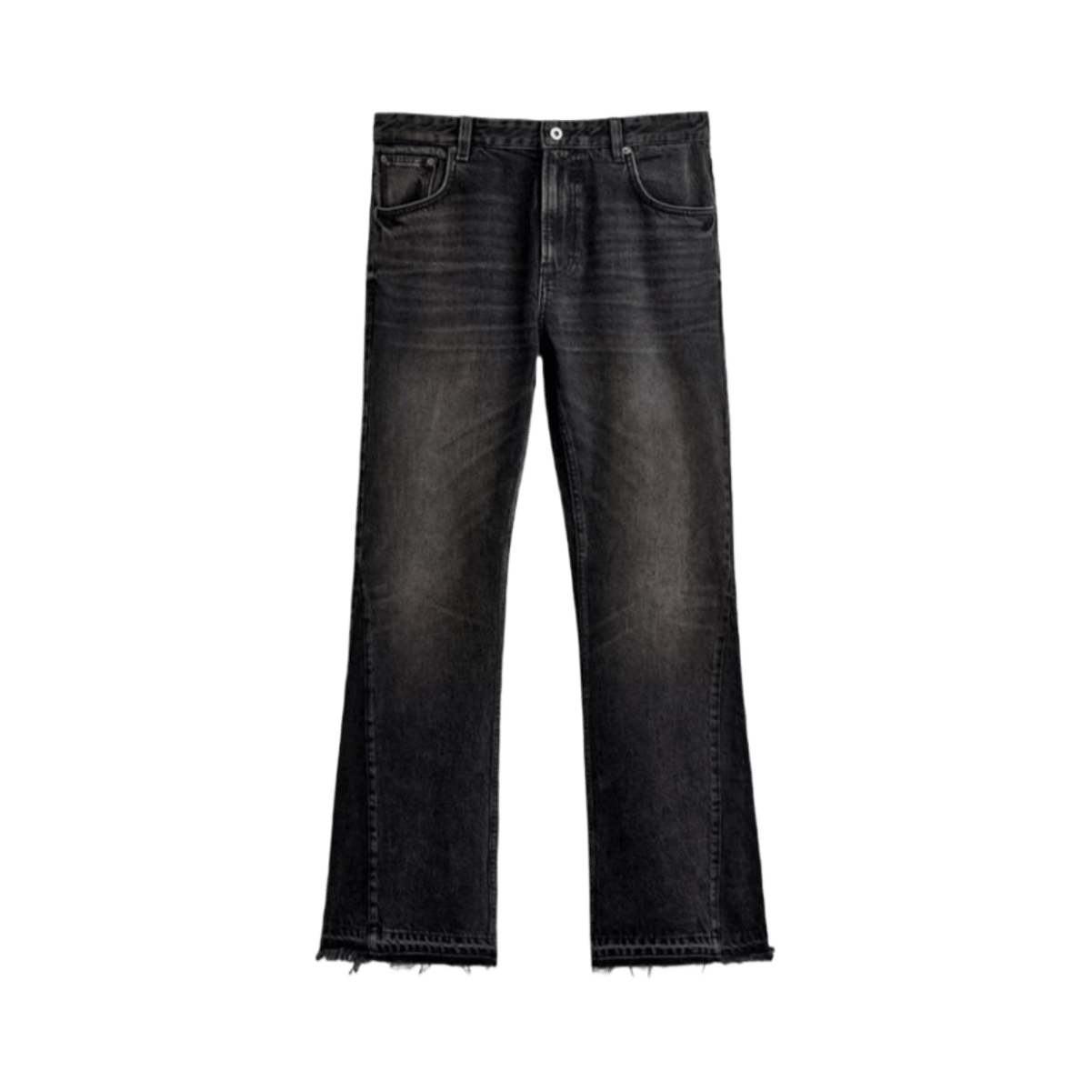Men's Vintage Washed Straight Leg Jeans - American Style Cleanfit Casual Denim Pants — image 2