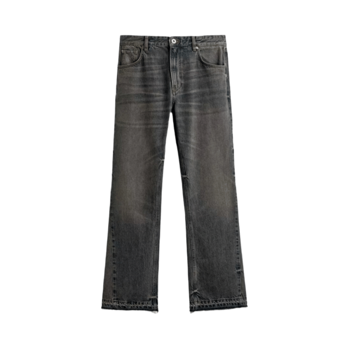 Men's Vintage Washed Straight Leg Jeans - American Style Cleanfit Casual Denim Pants