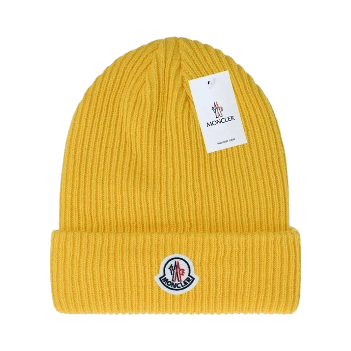 Moncler Coarse Knit Beanie Hat — image 10