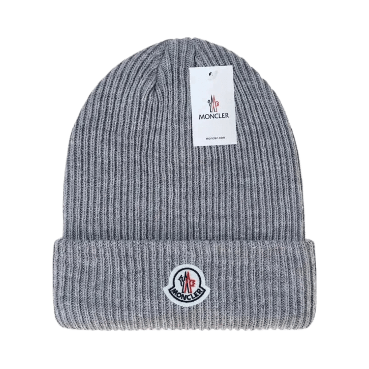 Moncler Coarse Knit Beanie Hat — image 2
