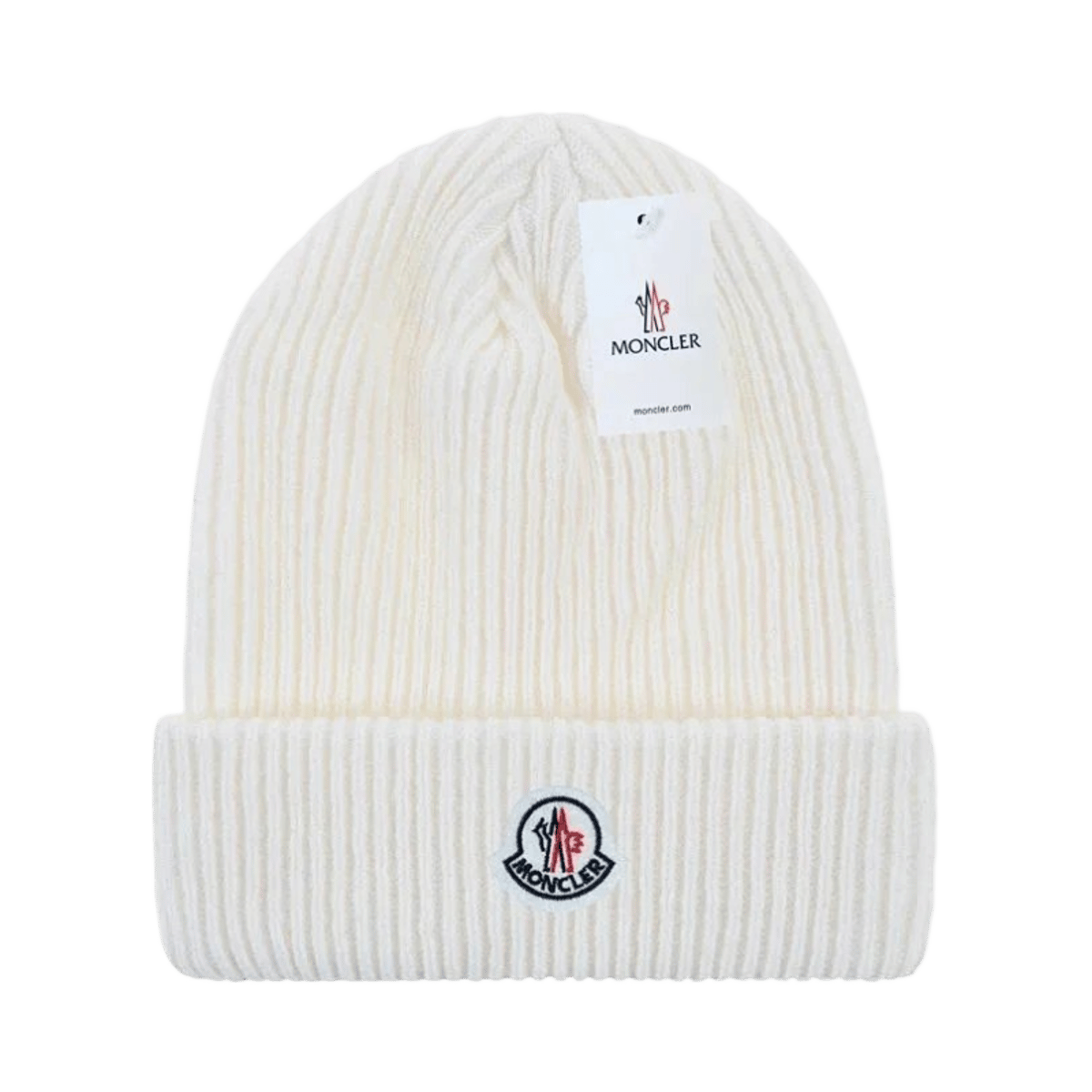 Moncler Coarse Knit Beanie Hat — image 3