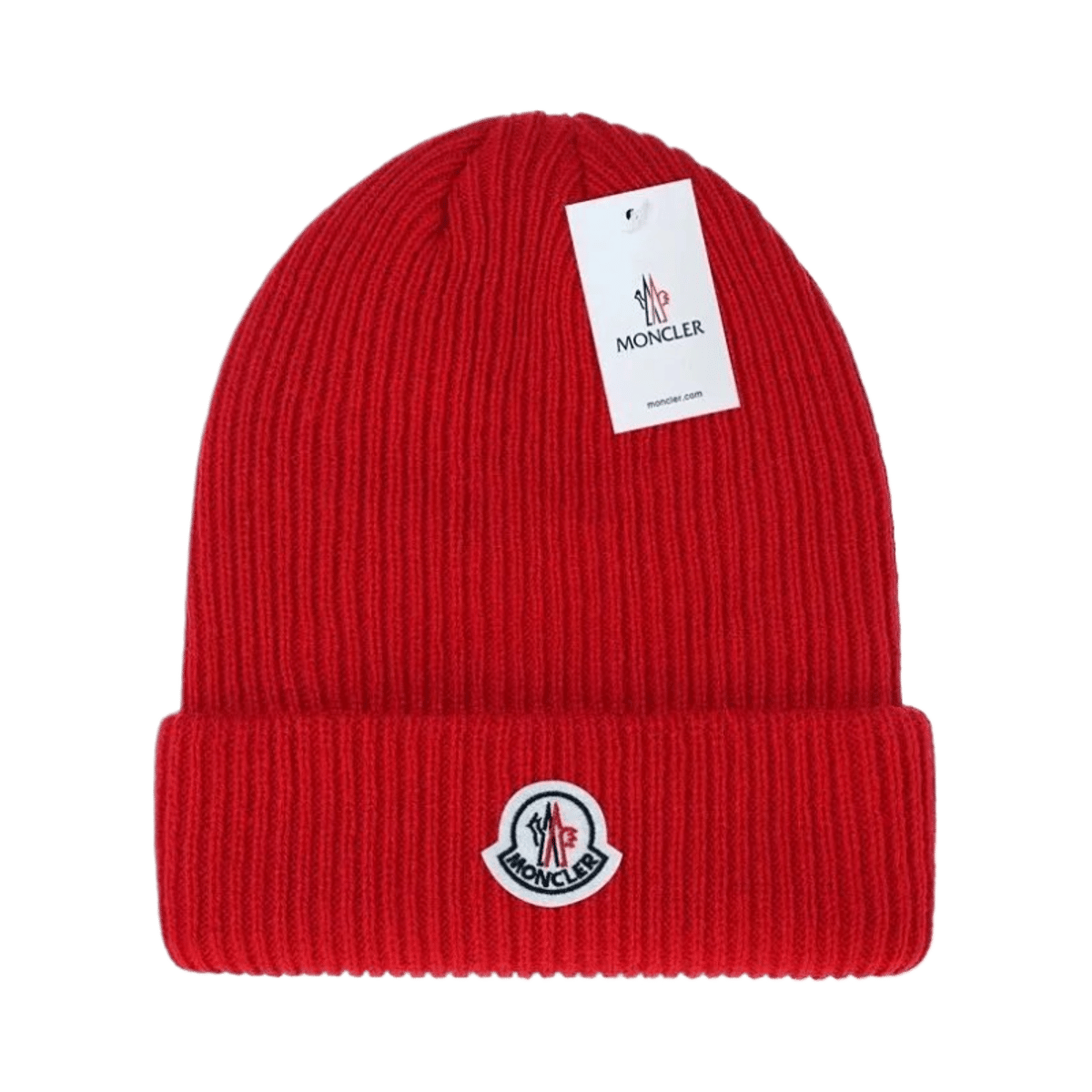 Moncler Coarse Knit Beanie Hat — image 6