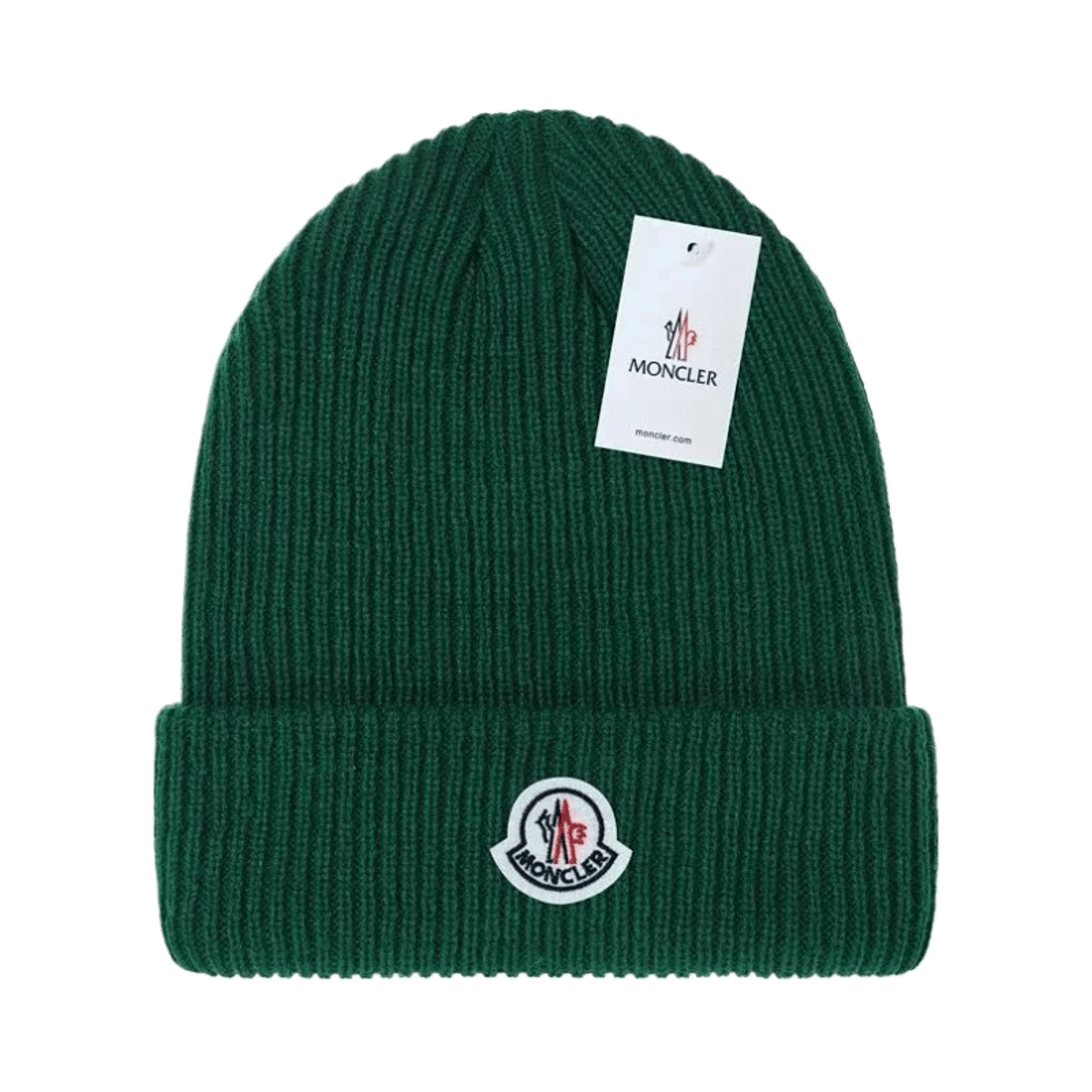 Moncler Coarse Knit Beanie Hat — image 8