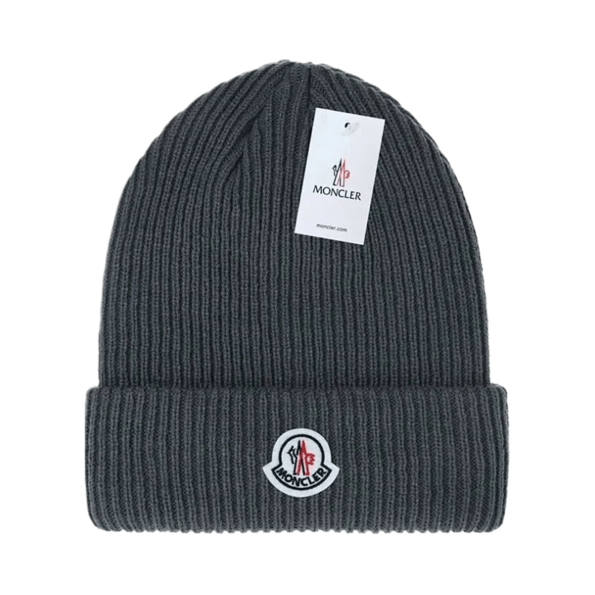 Moncler Coarse Knit Beanie Hat — image 9