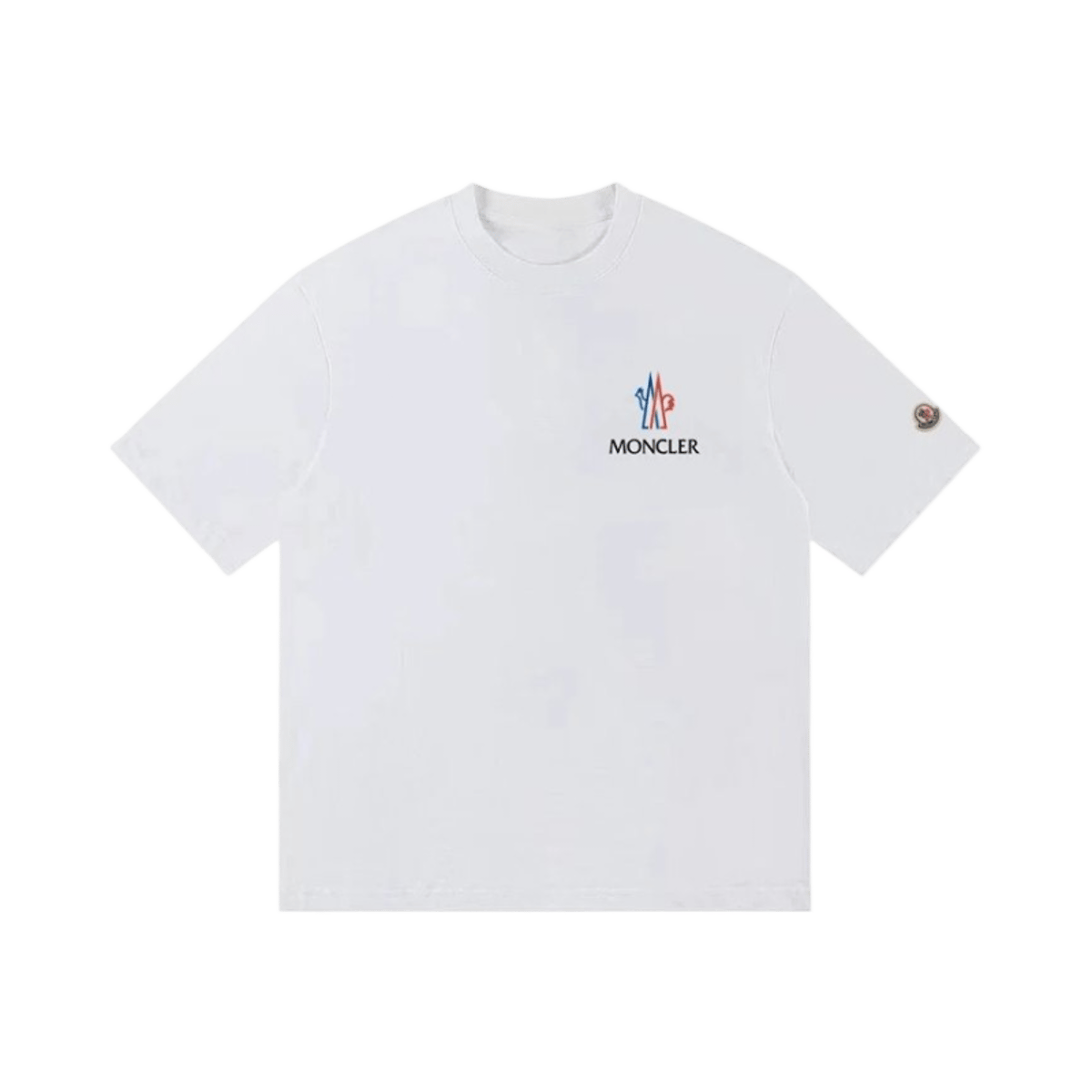 Moncler Logo Circle Print T Shirt Black — image 2