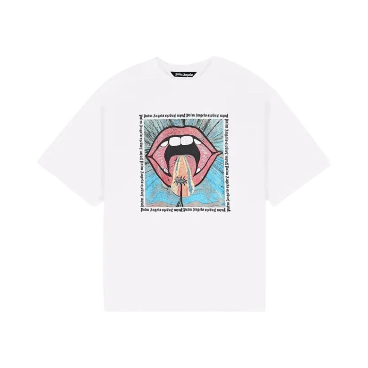 Palm Angels Teddy Bear Print Short Sleeve T-Shirt — image 2