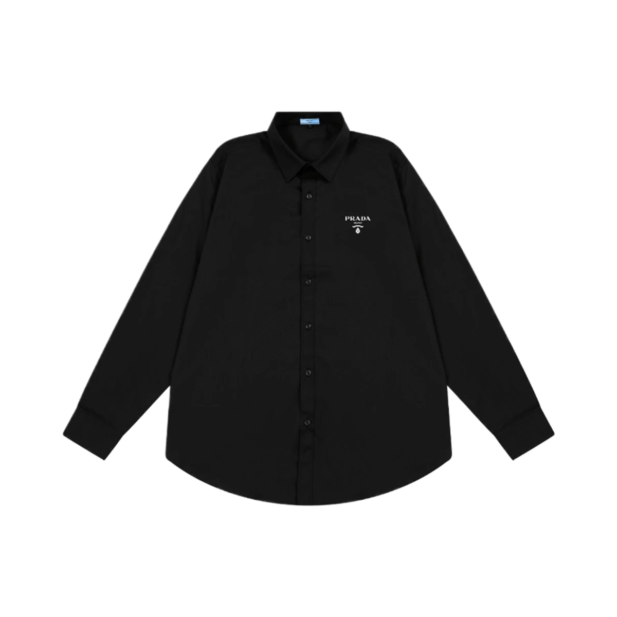 Prada Re-Nylon Logo Shirt White Long Sleeve Button Down Top — image 2