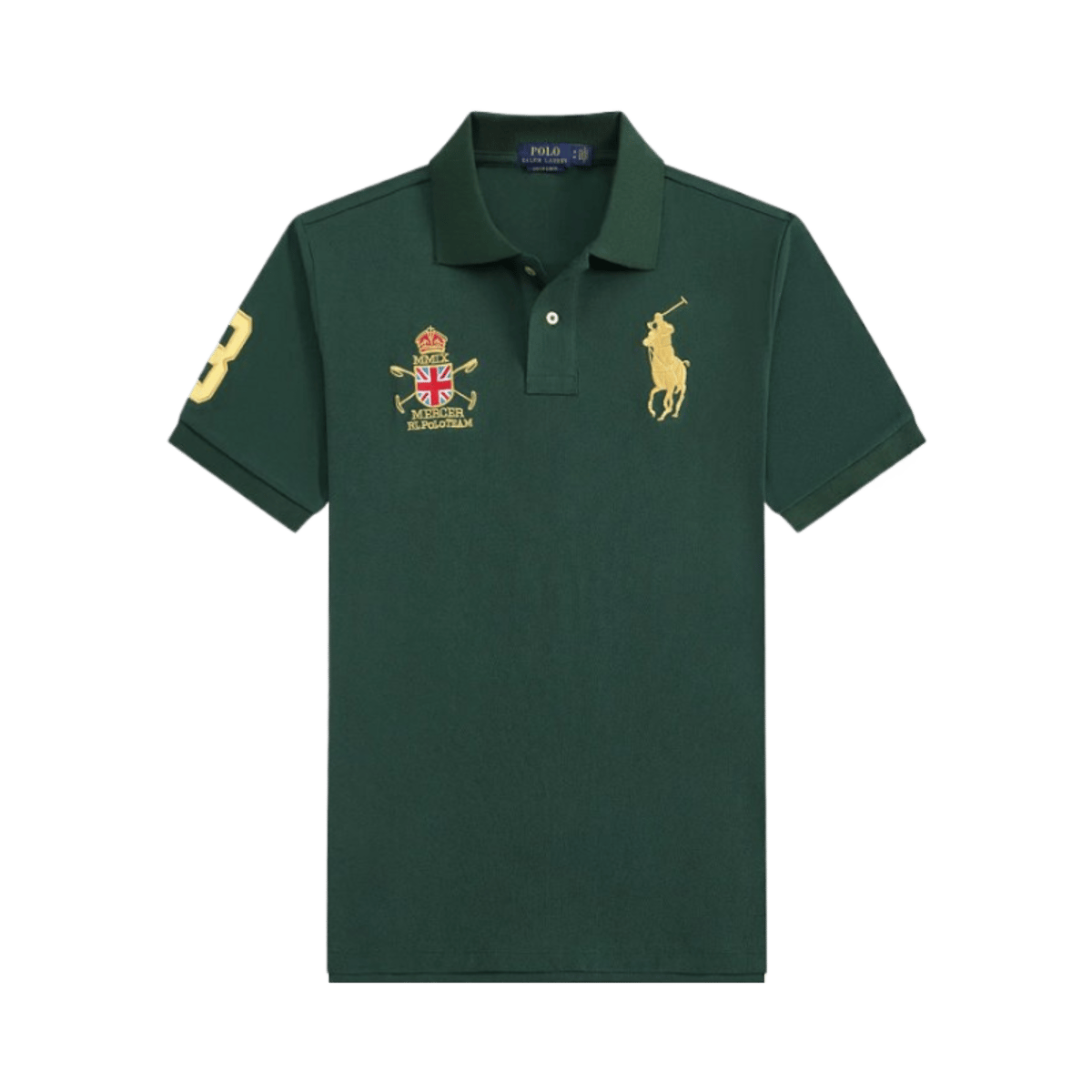Ralph Lauren Men's Summer Embroidered Polo Shirt - Classic Fit Short Sleeve Pique Cotton with Big Pony Logo — image 2