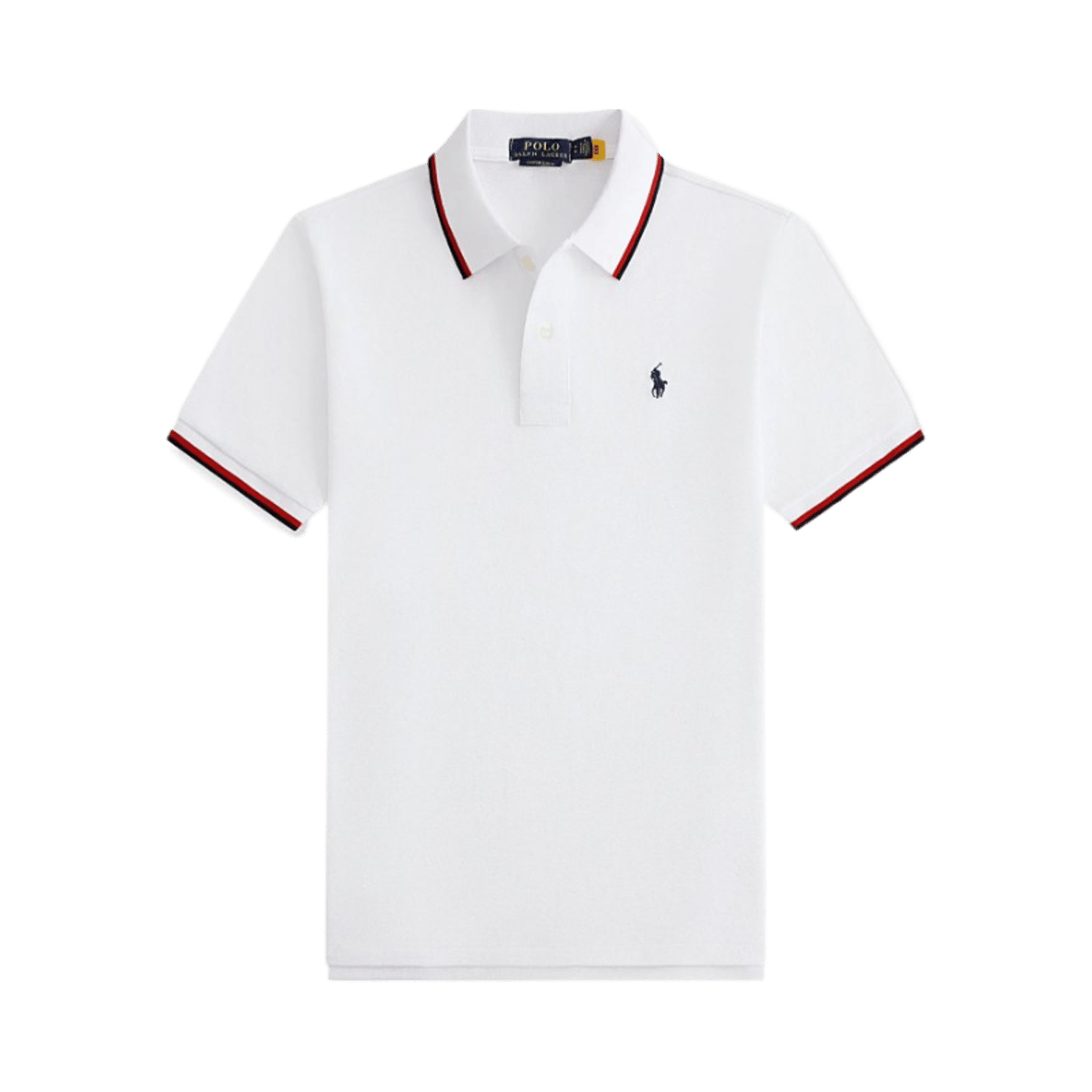 Ralph Lauren Polo Shirt Classic Fit Black Tipped Collar — image 2