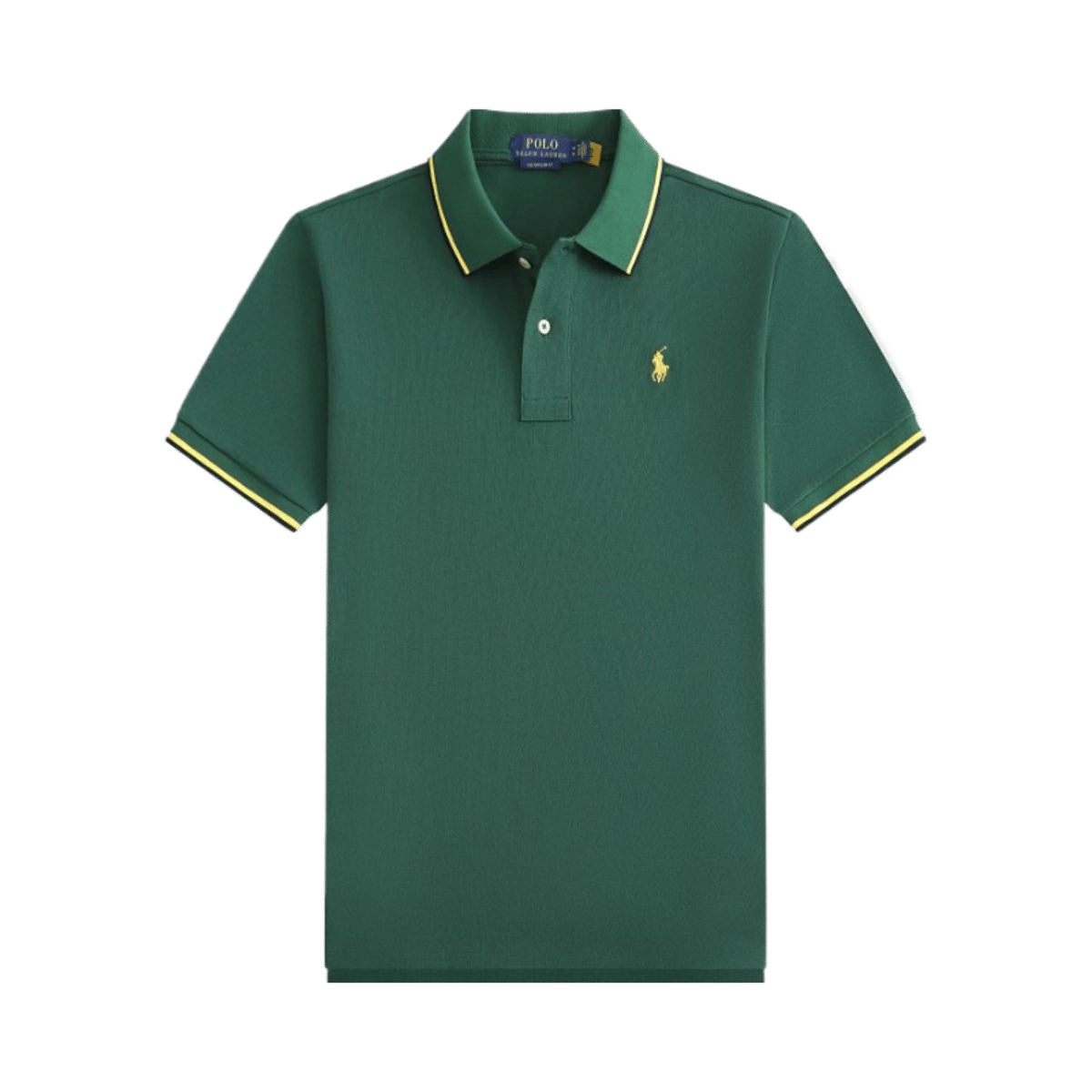 Ralph Lauren Polo Shirt Classic Fit Black Tipped Collar — image 4