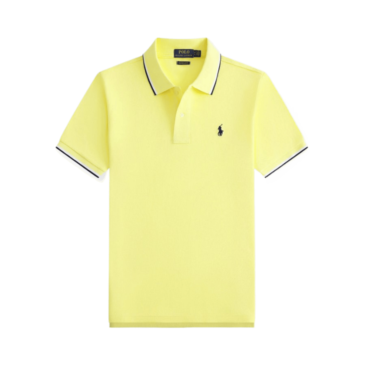 Ralph Lauren Polo Shirt Classic Fit Black Tipped Collar — image 7