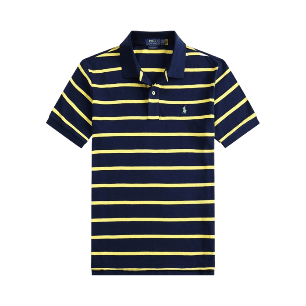 Ralph Lauren Polo Shirt Classic Fit Striped Navy Blue — image 4