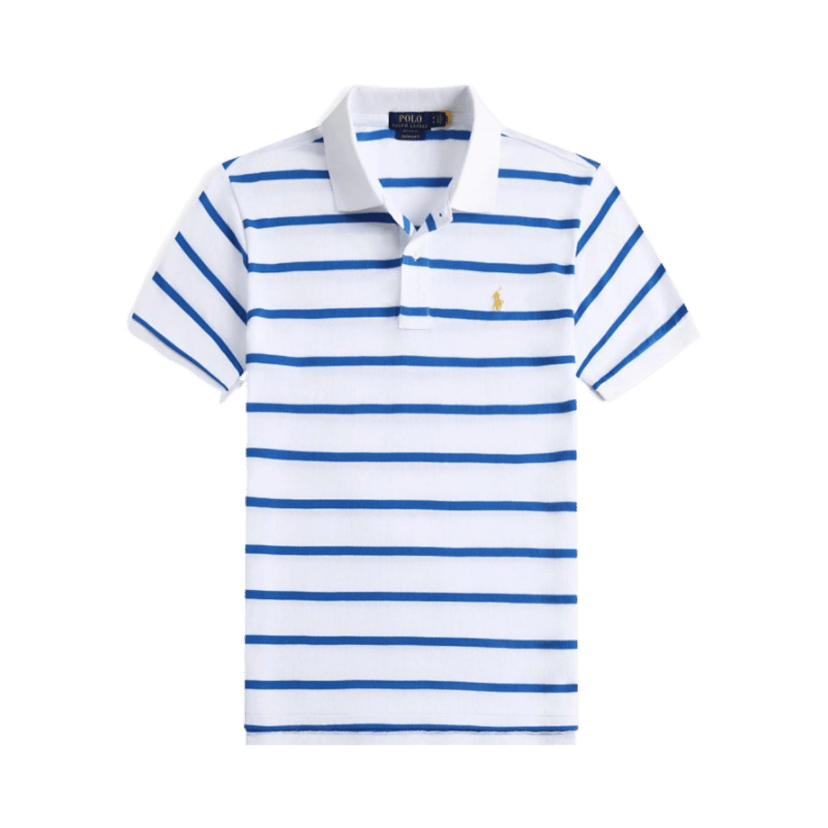 Ralph Lauren Polo Shirt Classic Fit Striped Navy Blue — image 5