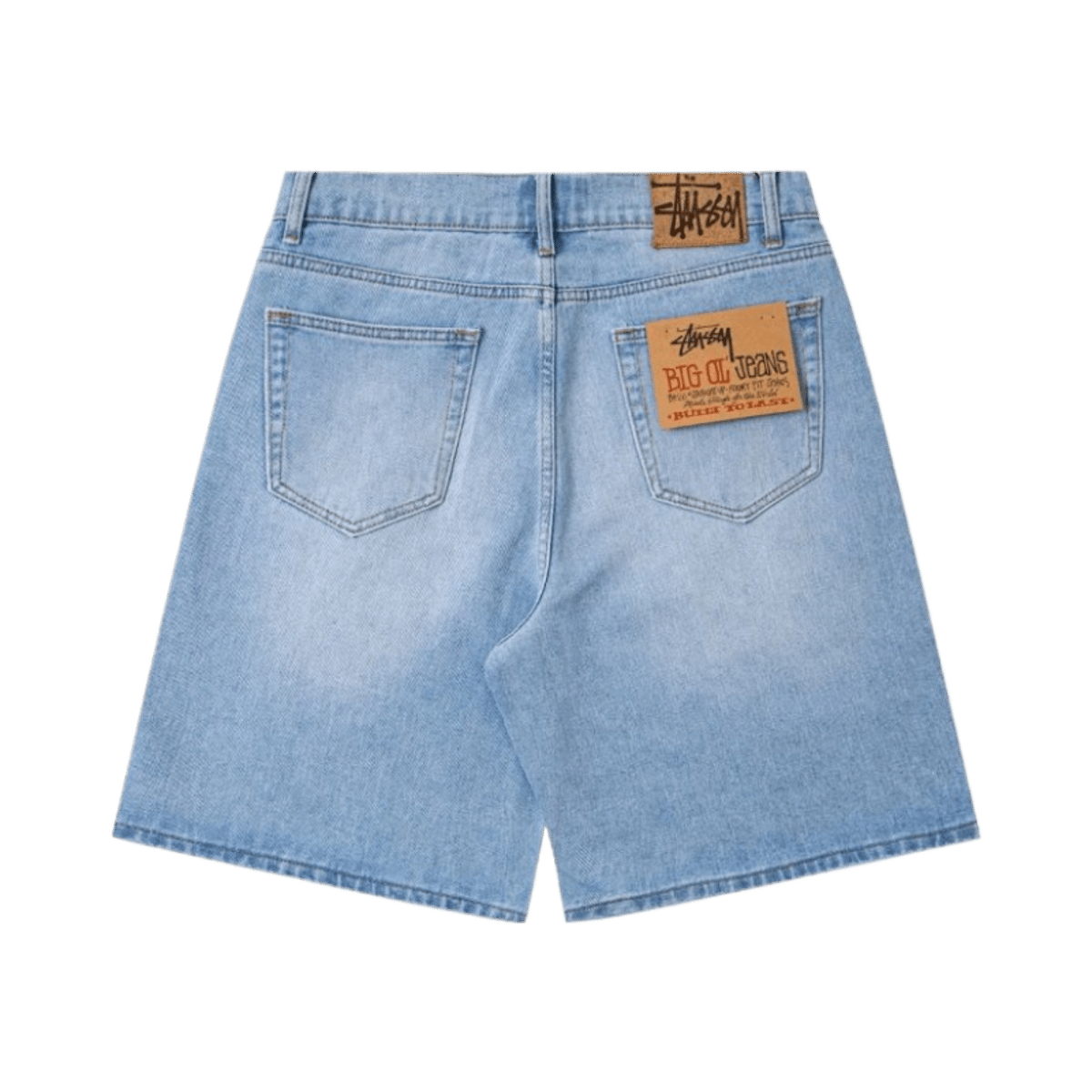 Stussy Denim Shorts Classic Fit Light Blue — image 2