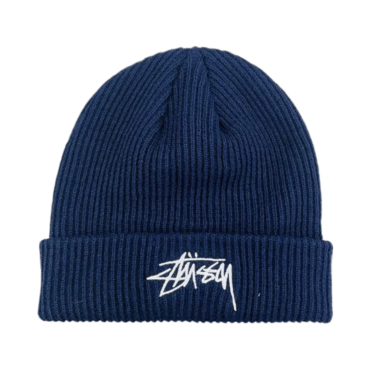 Stussy Embroidered Logo Knitted Beanie Hat Unisex Streetwear Winter Warm Cap — image 7