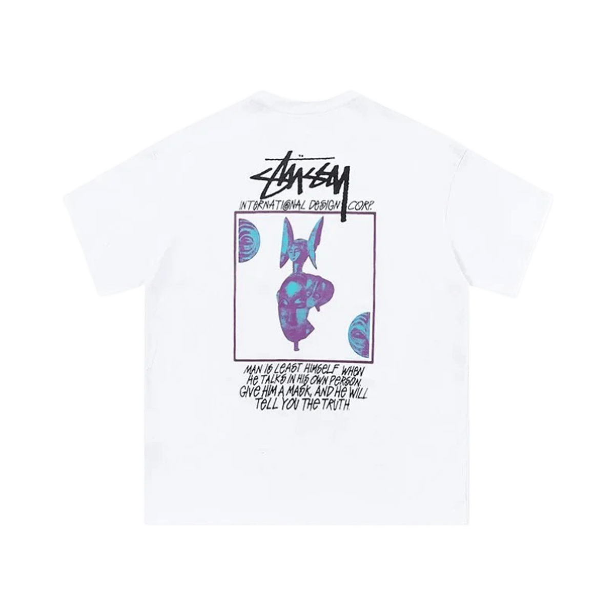 Stussy Football Jersey T Shirt White Mesh Graphic Tee — image 2