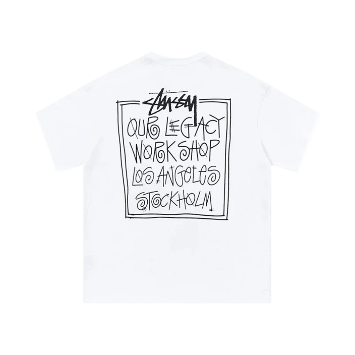 Stussy Football Jersey T Shirt White Mesh Graphic Tee — image 2