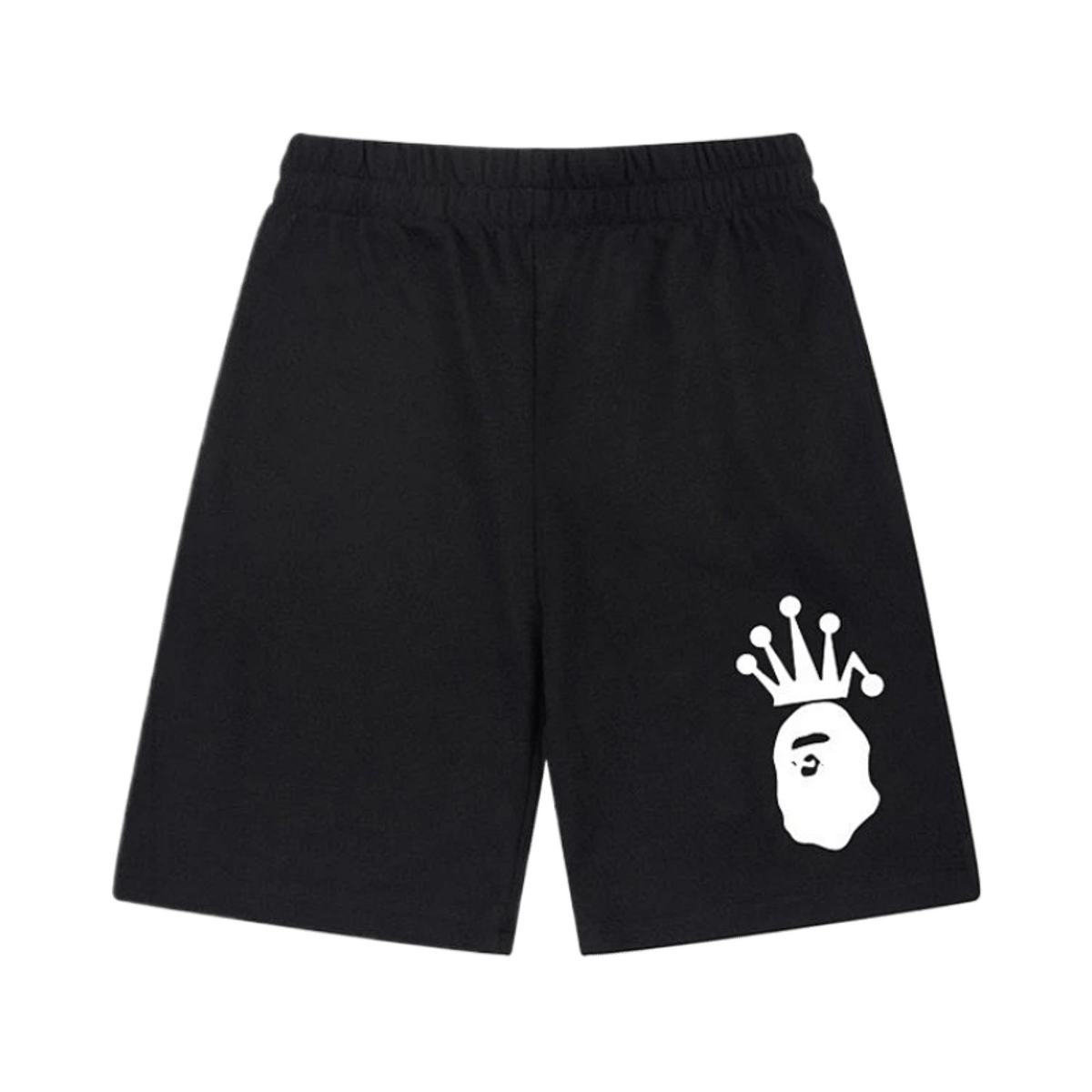 Stussy Logo Print Casual Sweat Shorts Men Women Streetwear Grey Black — image 3