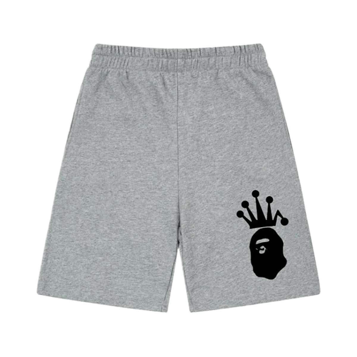Stussy Logo Print Casual Sweat Shorts Men Women Streetwear Grey Black — image 5
