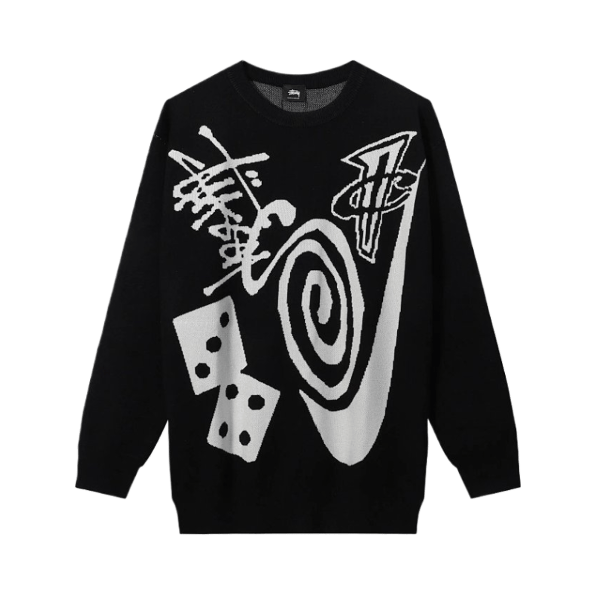 Stussy Men's Crewneck Sweater with Bold Graphic Print — image 2