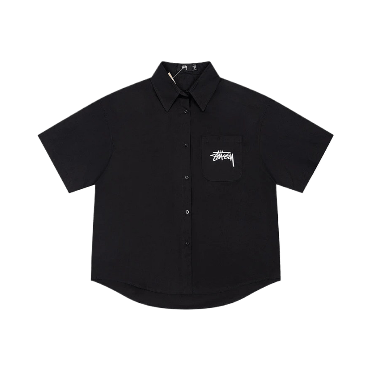 Stussy Men's Short Sleeve Button-Down Shirt - Tie Print & Floral Pattern Collection — image 2