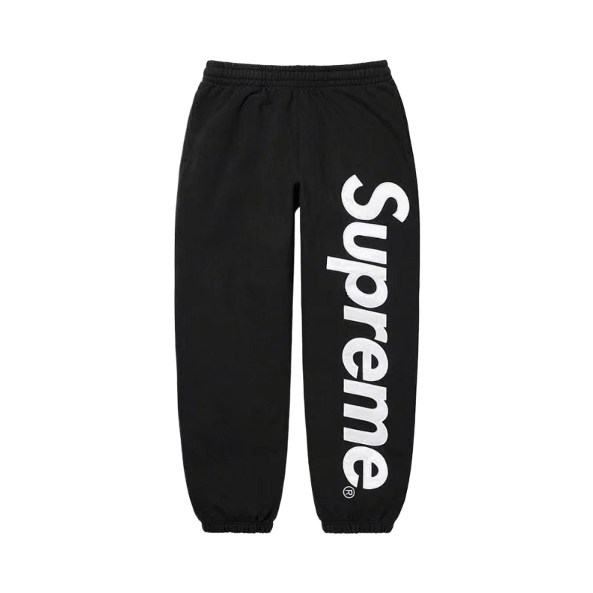 Supreme Vertical Logo Fleece Casual Pants — image 2