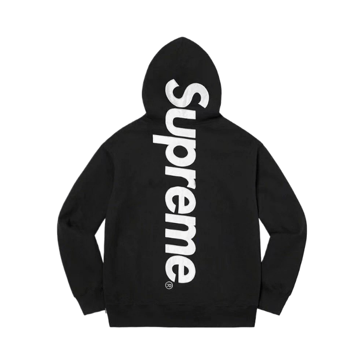 Supreme Vertical Logo Fleece Pullover Hoodie — image 2