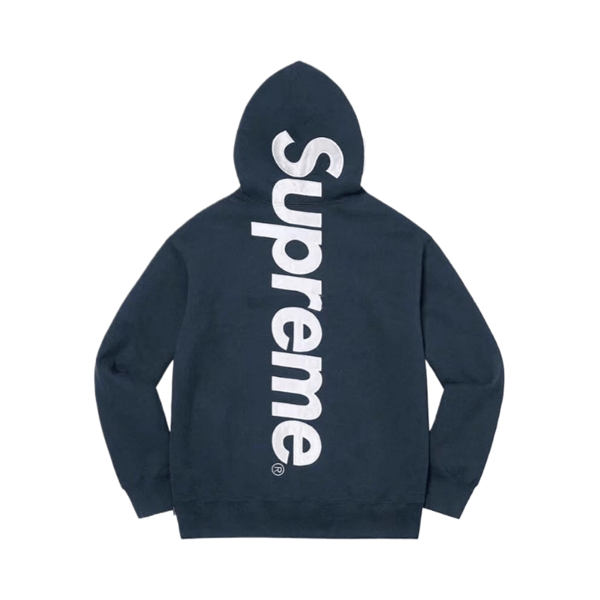 Supreme Vertical Logo Fleece Pullover Hoodie — image 3
