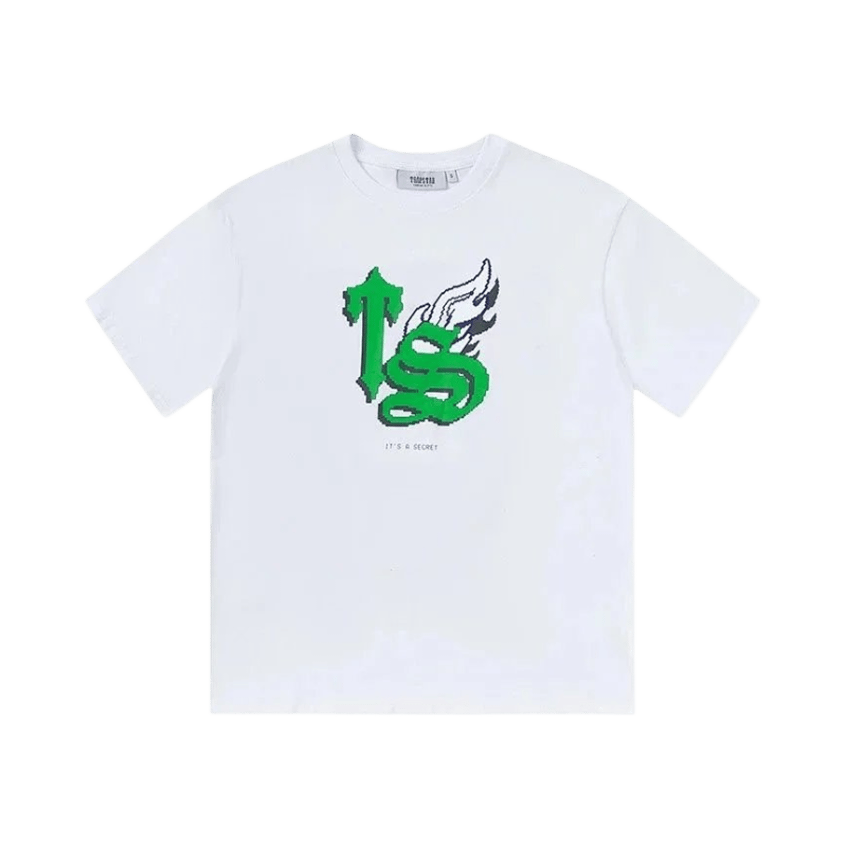 Trapstar Bonus Stage Mosaic Print Short Sleeve T-Shirt Men's Streetwear Hip Hop Casual Loose Fit Tee — image 2