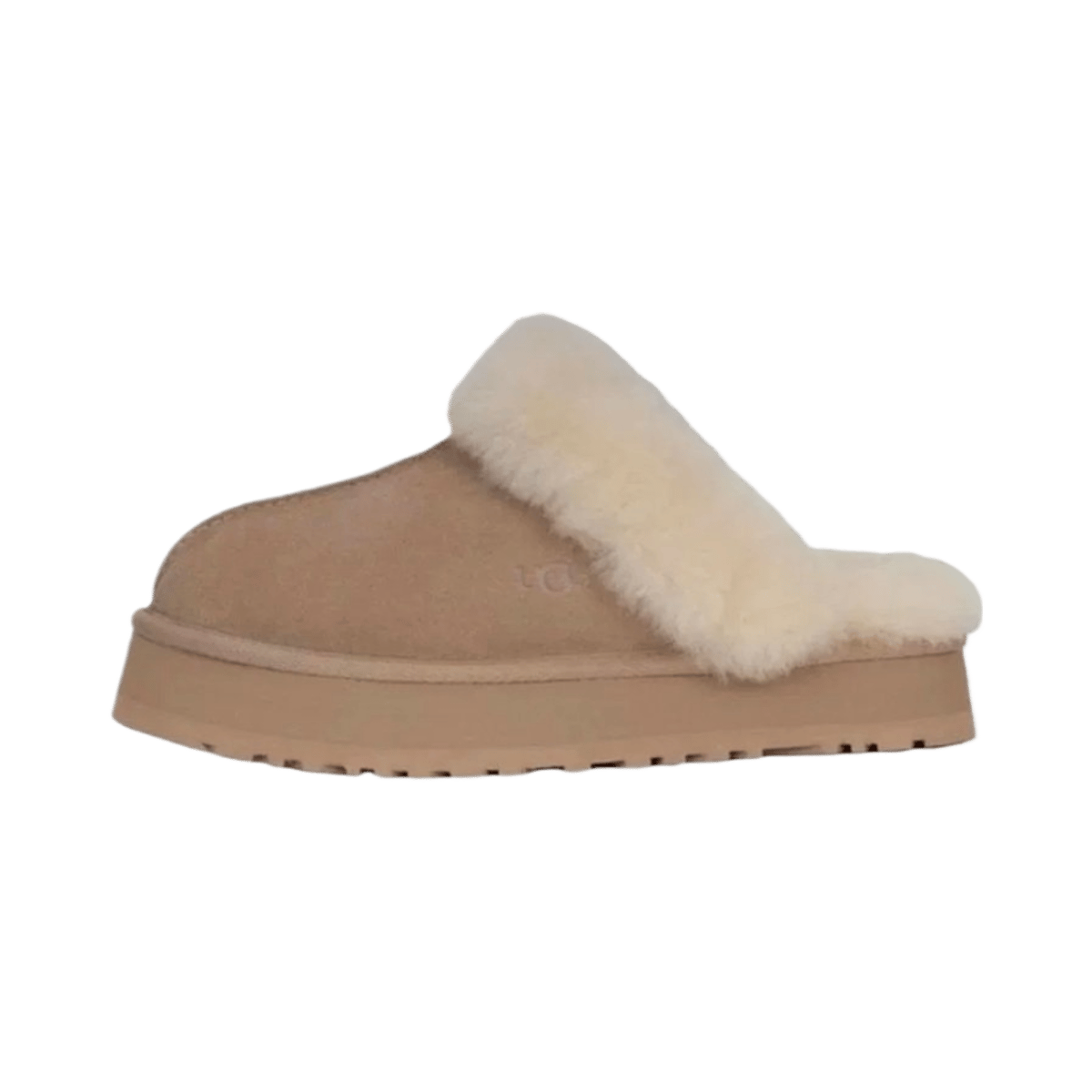 UGG Classic Mini Platform Boots & Slides - Chestnut Suede with Shearling Lining — image 2