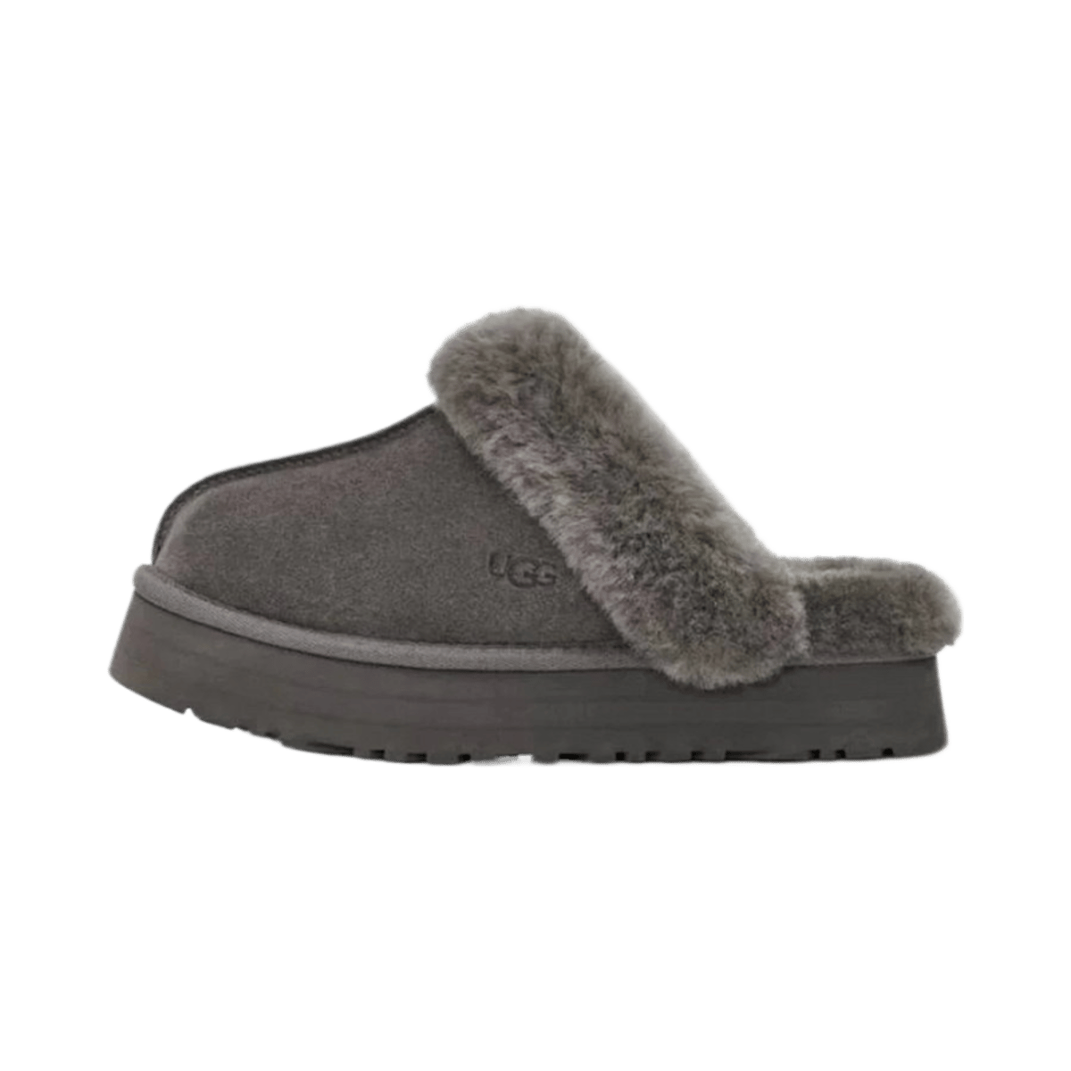 UGG Classic Mini Platform Boots & Slides - Chestnut Suede with Shearling Lining — image 3