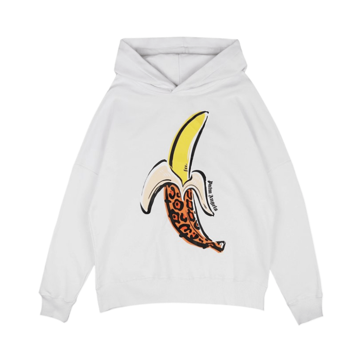 Palm Angels Banana Print Pullover Hoodie Black — image 2
