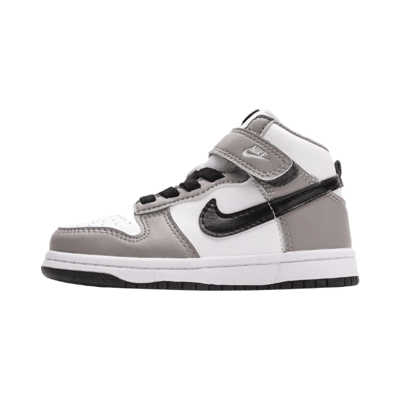 Nike Dunk High Top Sneakers Grey White Black