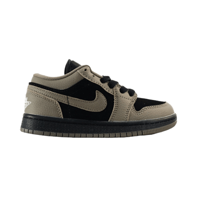 Nike Air Jordan 1 Low Black And Grey Sneakers