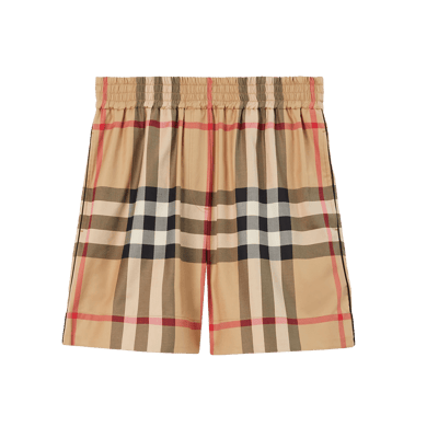 Check Cotton Shorts