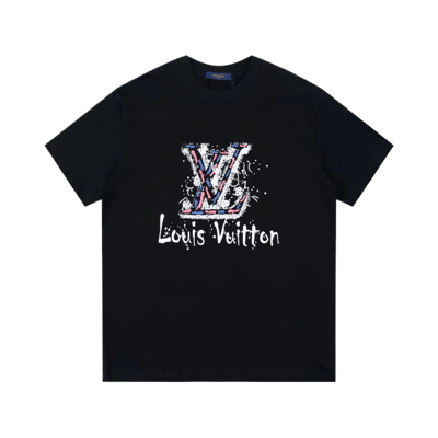 Louis Vuitton Monogram Graffiti T Shirt Black