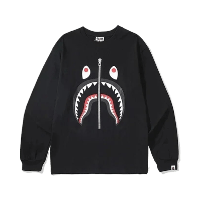 BAPE A Bathing Ape Shark Camo Sweatshirt Crewneck Unisex Streetwear