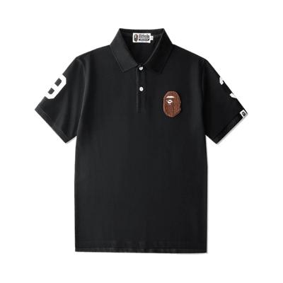 BAPE Ape Head Logo Short Sleeve Polo Shirt
