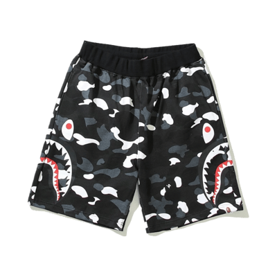BAPE Shark Camo Glow-in-the-Dark Cotton Shorts
