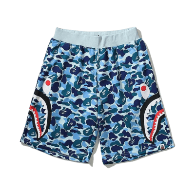 BAPE Shark Camo Glow-in-the-Dark Cotton Shorts