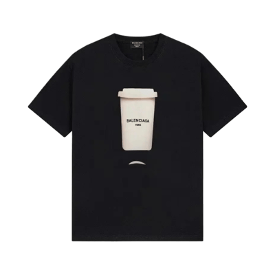 Balenciaga Unisex Graphic Print Short Sleeve T-Shirt