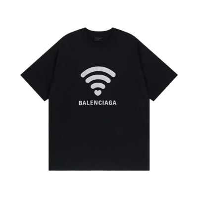 Balenciaga Unisex Graphic Print Short Sleeve T-Shirt