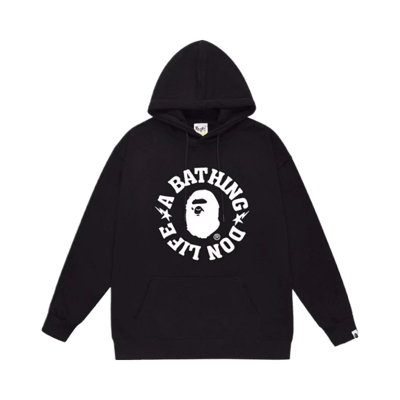 Bape A Bathing Ape Don Life Pullover Hoodie Black