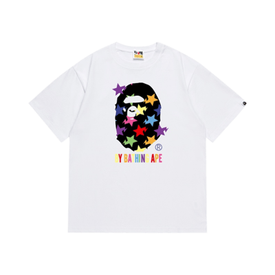 Bape A Bathing Ape October's Very Own OVO White Graphic Tee Shirt