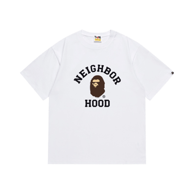 Bape A Bathing Ape October's Very Own OVO White Graphic Tee Shirt