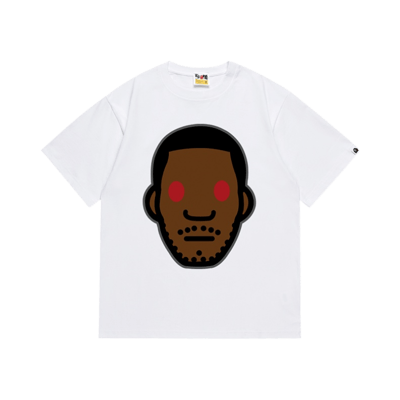 Bape A Bathing Ape October's Very Own OVO White Graphic Tee Shirt