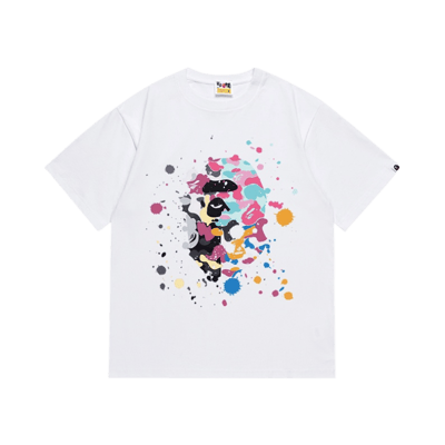 Bape A Bathing Ape October's Very Own OVO White Graphic Tee Shirt